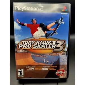 Tony Hawk's Pro Skater 3 (Sony PlayStation 2 PS2) Complete w/Reg Card/ Pristine